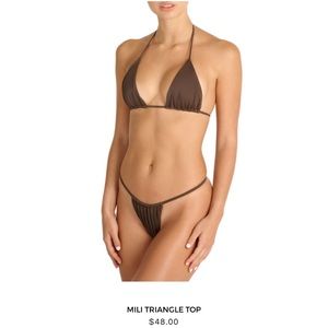 Disruptive youth mili triangle top color: SUNSET